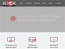 Tablet Screenshot of kick-ict.nl